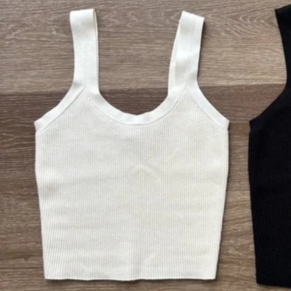 Abercrombie & Fitch Ottoman Slim Scoopneck Tank | Medium